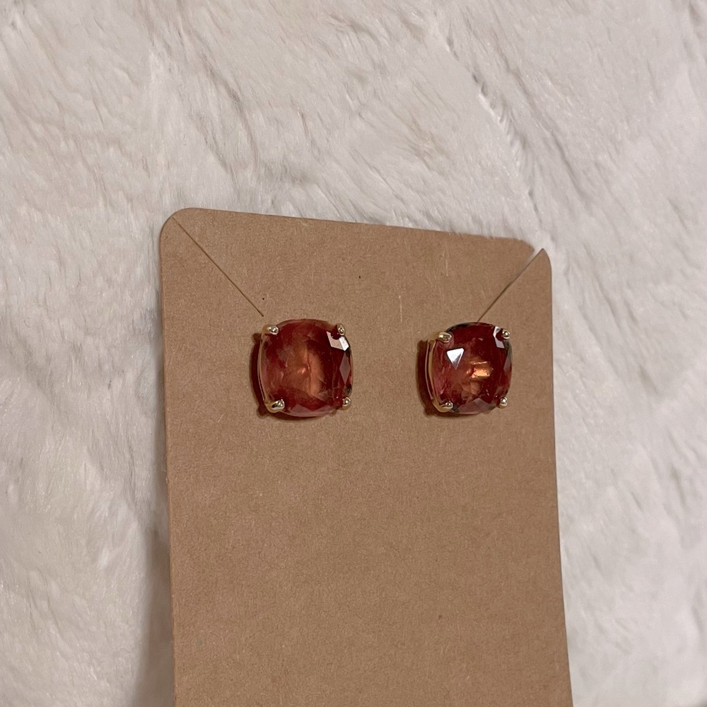 Kate Spade Pink Large Stud Earrings